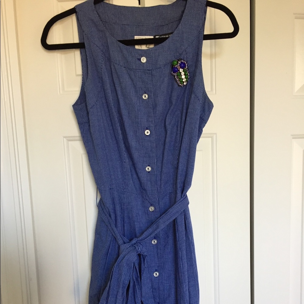Milly for Bergdorf Goodman gingham dress